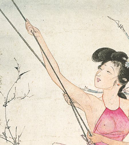 贺兰县-胡也佛的仕女画和最知名的金瓶梅秘戏图